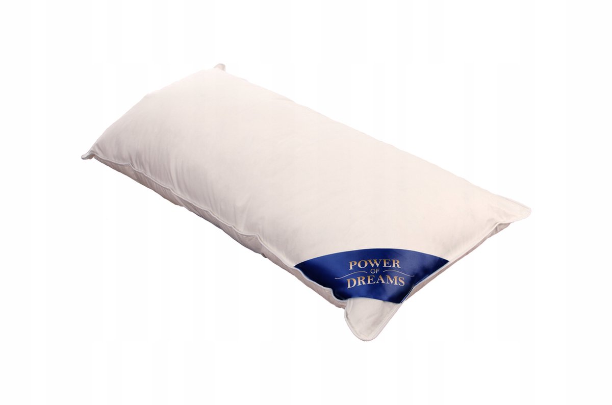 Drie-kamer kussen 40x80 cm 750g - Natuurlijk dons en veren