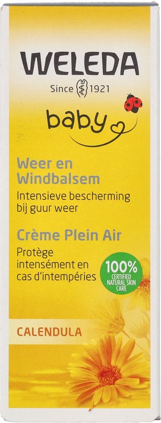 WELEDA Baby Weer en Windbalsem - Calendula - Intensieve Verzorging bij Guur en Koud Weer - Vormt Natuurlijke Beschermlaag Zonder Huid Af Te Sluiten - 100% Natuurlijke Ingrediënten - 30ml