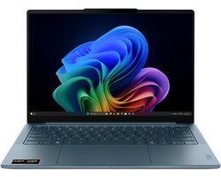 Lenovo Yoga Slim 7 14AKP10 Copilot+ PC AMD Ryzen AI 5 340 Laptop 35,6 cm (14") WUXGA 16 GB LPDDR5x-SDRAM 512 GB SSD Wi-Fi 7 (802.11be) Windows 11 Home Engels Blauwgroen