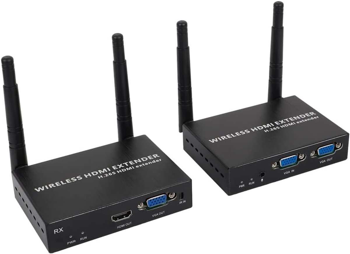 Draadloze Video Extender - Signaal Versterker - Lange Afstand - H.265 Compressie - 200 Meter Bereik