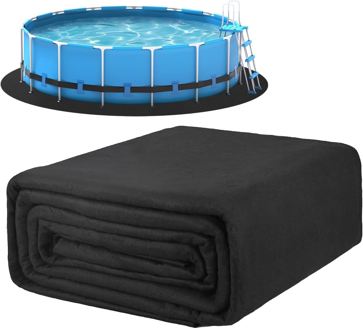 Deze ronde zwembadfolie van 3 meter is geschikt geschikt voor gebruik in bovengrondse zwembaden, geschikt voorkomt effectief lekken en verlengt de levensduur van de folie.