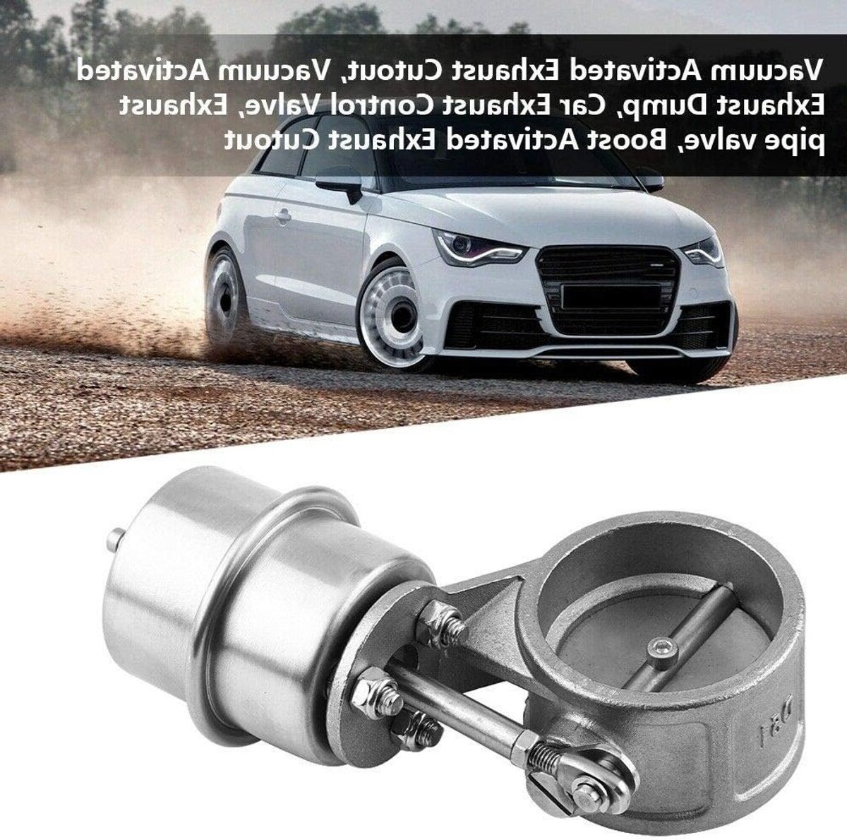 Uitlaatklep voor Auto met Universele Pasvorm voor 2.5 Inch (63mm) Uitlaatpijpen - Verbeter Geluid en Prestaties