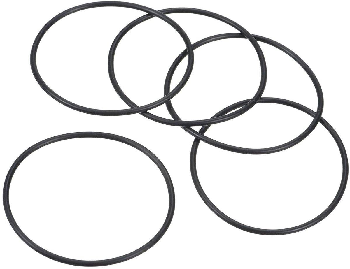5 Stuks Nitril Rubber O-Ringen 52mm AD 48mm ID 2mm Breed voor Waterkraan, Loodgieterij en Auto Reparatie