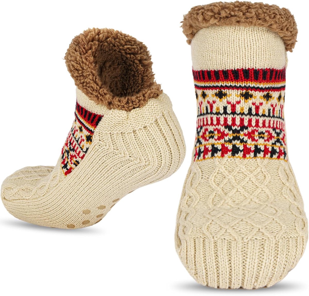 Huissokken - Zachte Sokken - Warmte en Comfort - Antislip Zolen - Diverse Kleuren