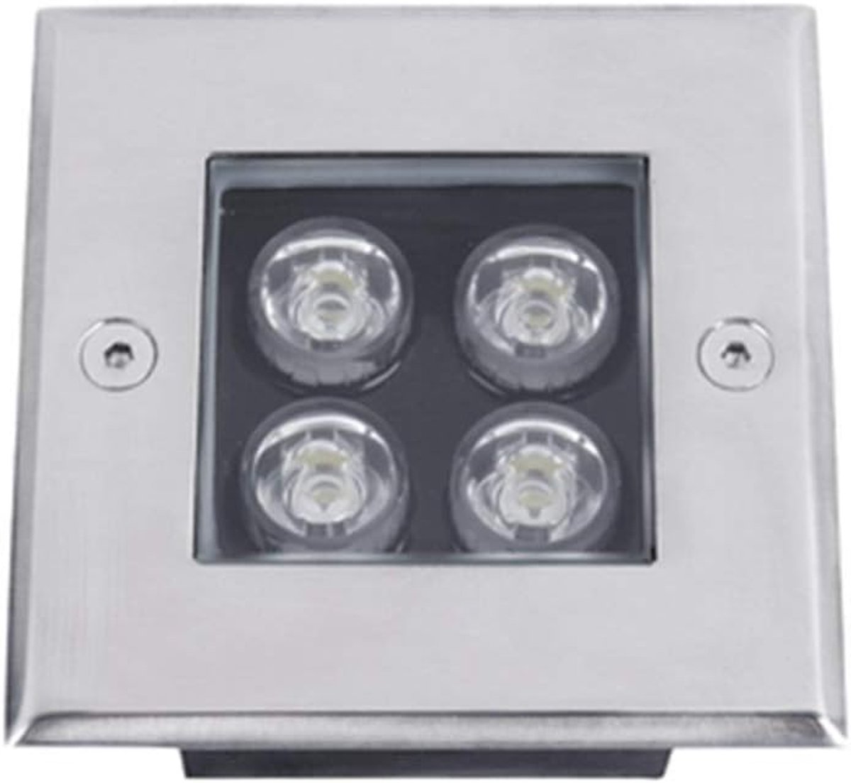 Ingegraven LED Lamp - Vloerlamp Tuin - Buiten Decoratie - Roestvrij Staal Paneel - IP67 Wa
