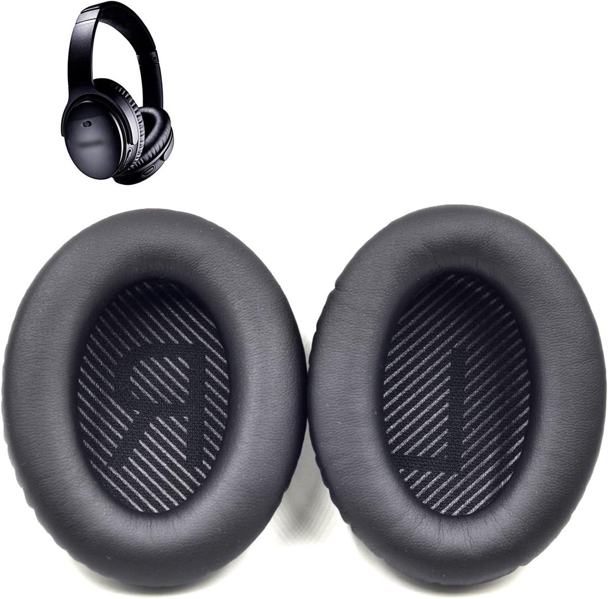 Vervangende Oorkussens voor Draadloze Noise Cancelling Hoofdtelefoon - Comfortabel en Duurzaam (Zwart)