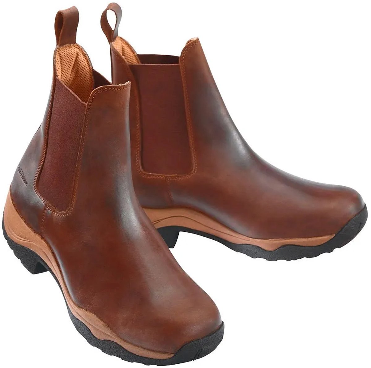 Equitheme Zip Leather Dames Rijlaarzen Bruin EU 41 Vrouw