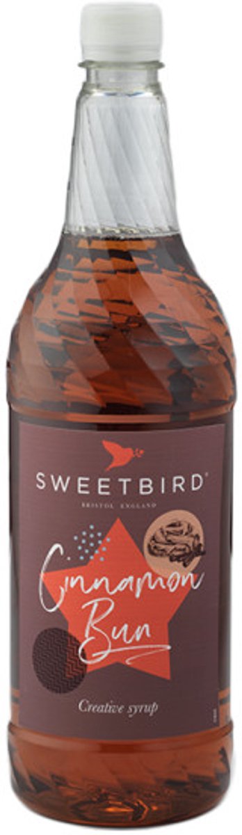 Koffiesiroop Sweetbird Cinnamon Bun, 1 l
