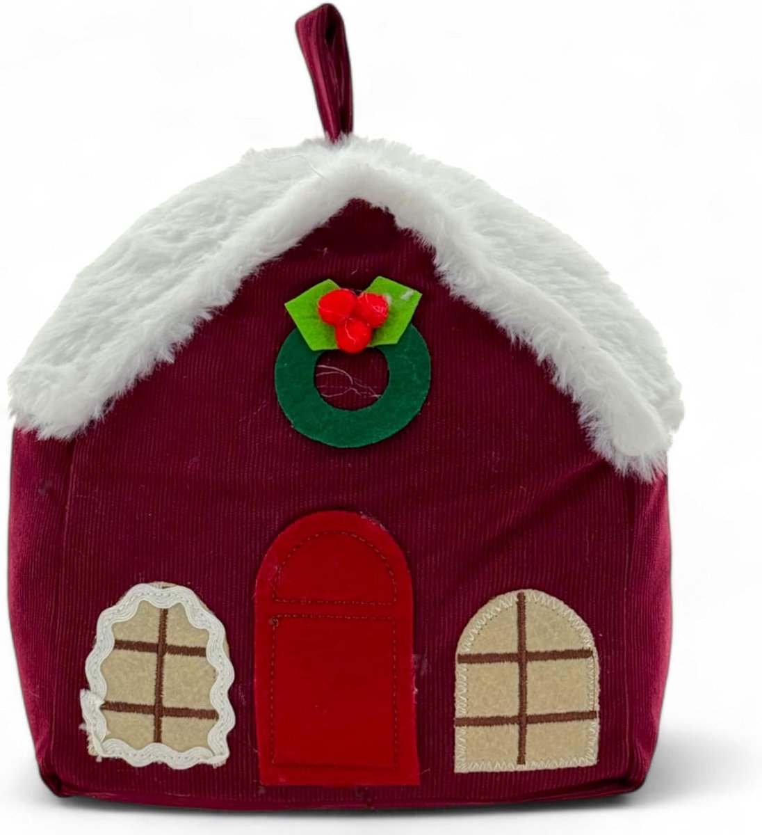 Deurstopper - Deurzak - Tocht voorkomen - Zwaar gevuld - 1 kg - Rood