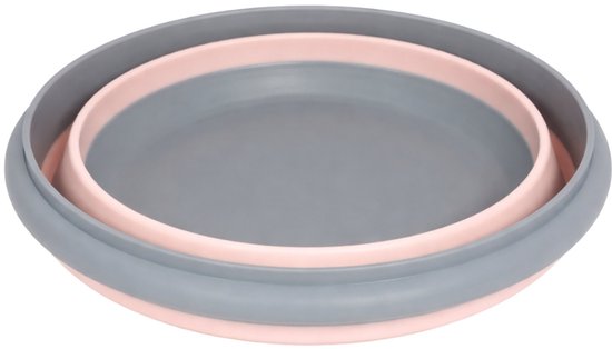 Opvouwbare kommen - Draagbare bakjes - Kamperen en keuken - Met afsluitbare deksels - 3 maten set — afbeelding 4