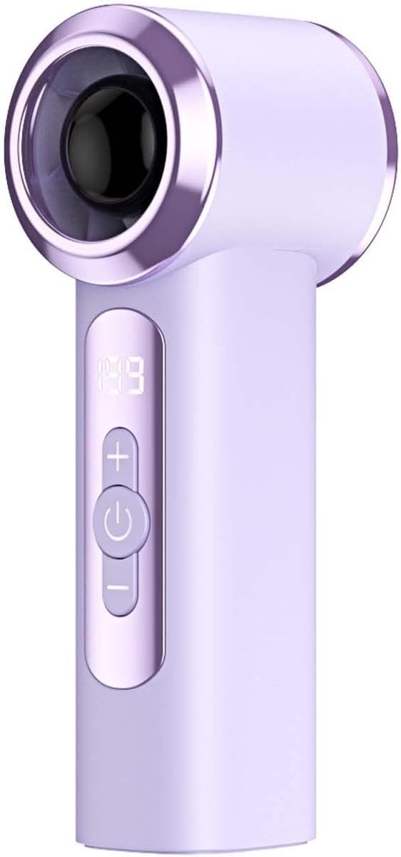 VHV - Handventilator - USB-C turbo mini ventilator met 5 standen - sterke pocket fan voor reizen, strand en zomer