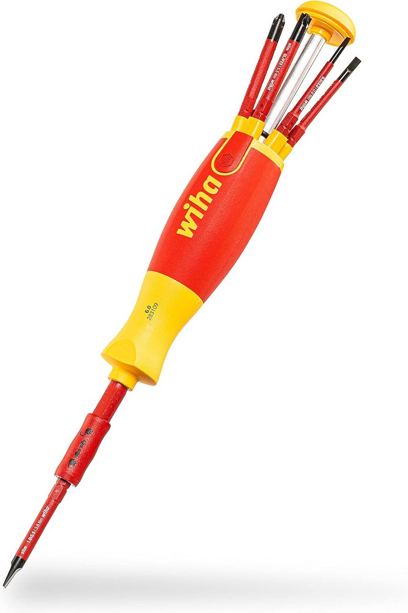 Schroevendraaier set - Isolatie bits - Veilig klussen - 10.000V AC bescherming - 20 x 4 x 4 cm - Zwart
