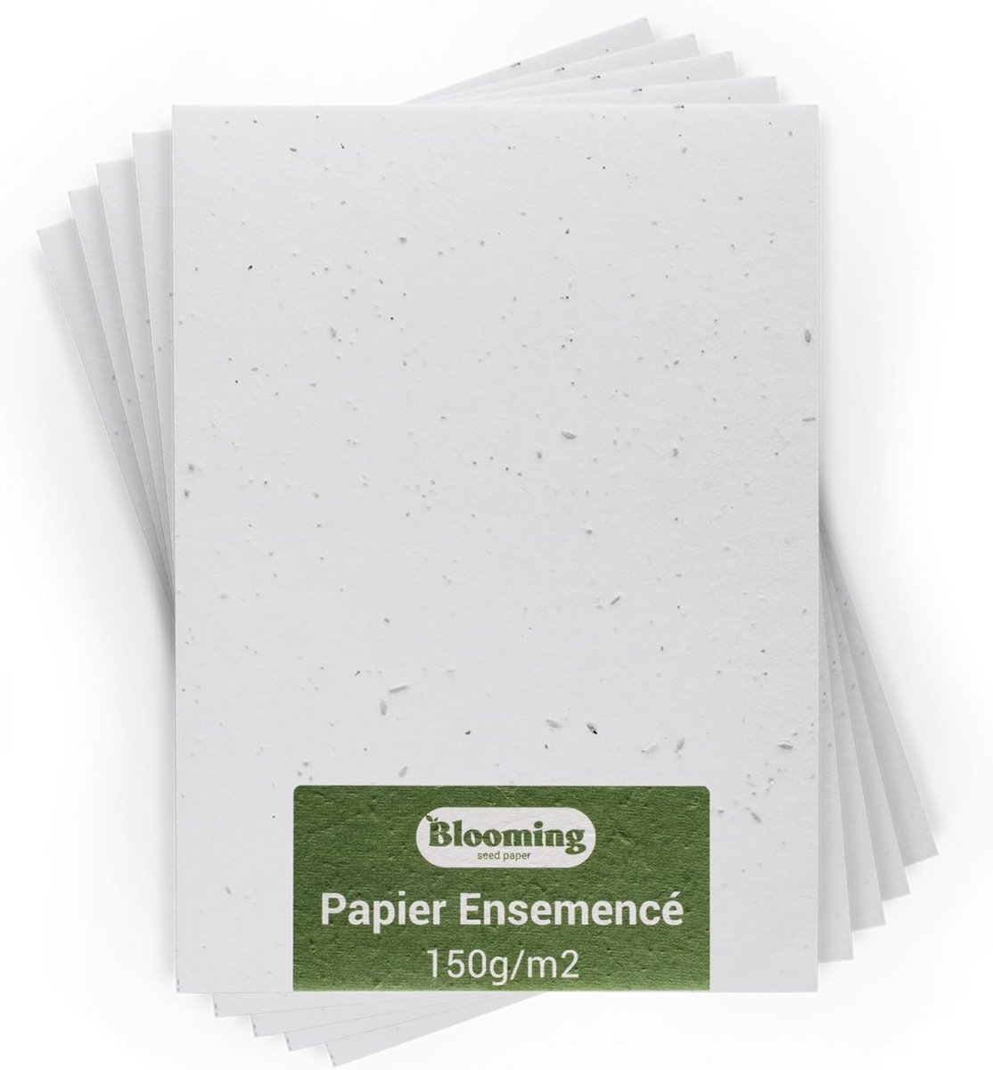 Gezaaid Papier - Plantbaar Papier - Kaarten Maken - Met Wilde Bloemen - 25 Vellen A4 - Blanco Wit