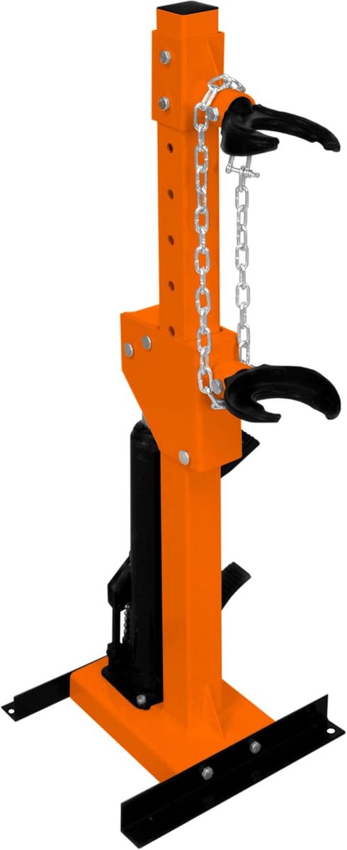 Hydraulische Veercompressor - Schokdemper Gereedschap - Auto Onderhoud - Voetpedaal Bediening - 3000 kg Draagvermogen - Oranje