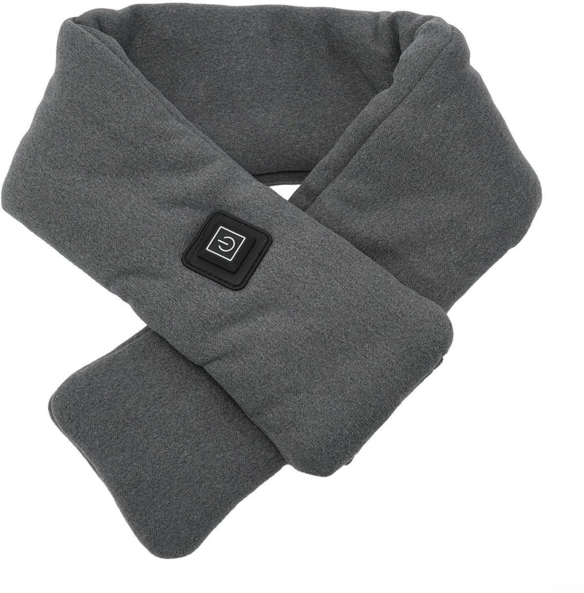 Dailygoods - Efficiënte warmteverdeling - Verwarmde sjaal - USB oplaadbaar - Grafiet zwart - Instelbare temperatuur - Comfortabel en ademend - Geschik...