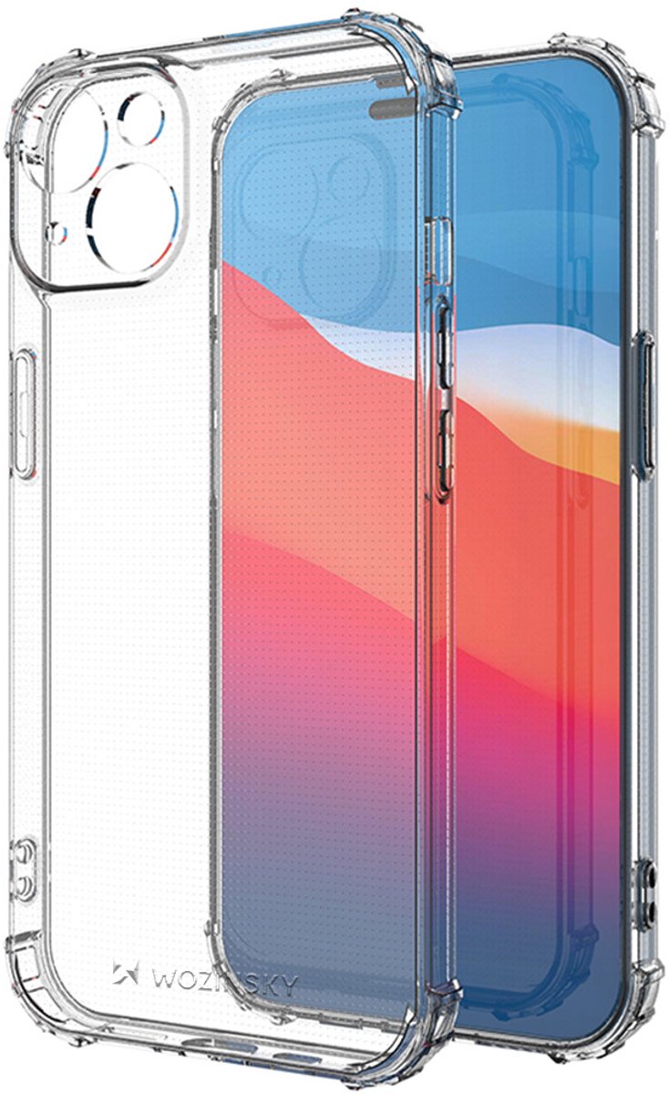 Wozinsky Anti Shock Serie - Schokbestendige hoes voor iPhone 14 Plus - TPU - Transparant