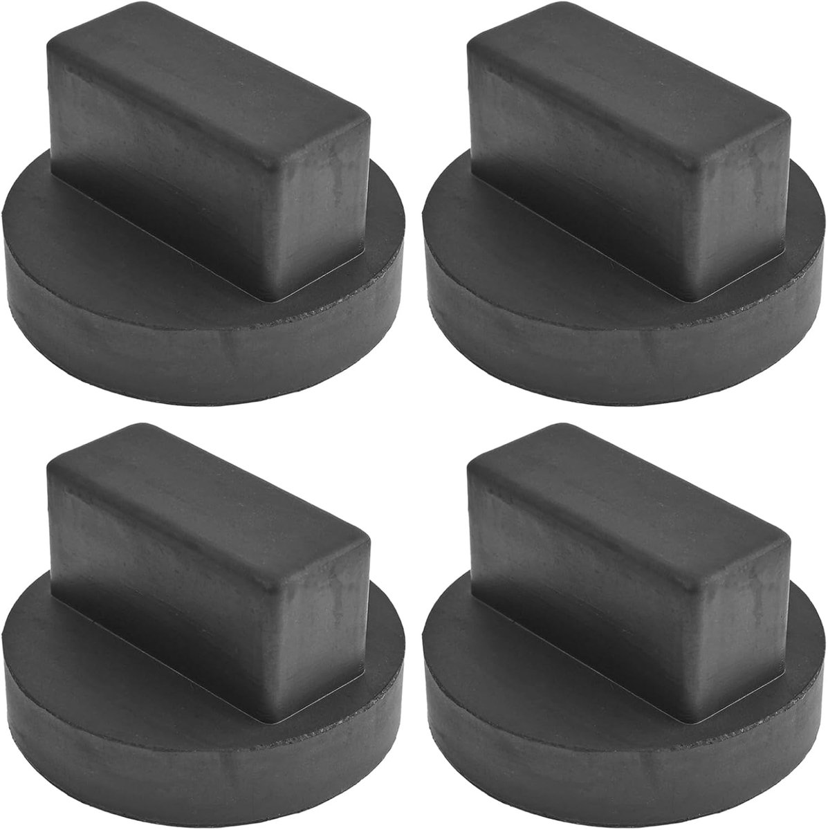 Rubberen stekkerpads voor geschikt voor Mercedes-Benz A B C E R S-klasse CLA CLC GL GLA G GLE GLC M SL SLK SLK SLR, beugeladapter, set van 4