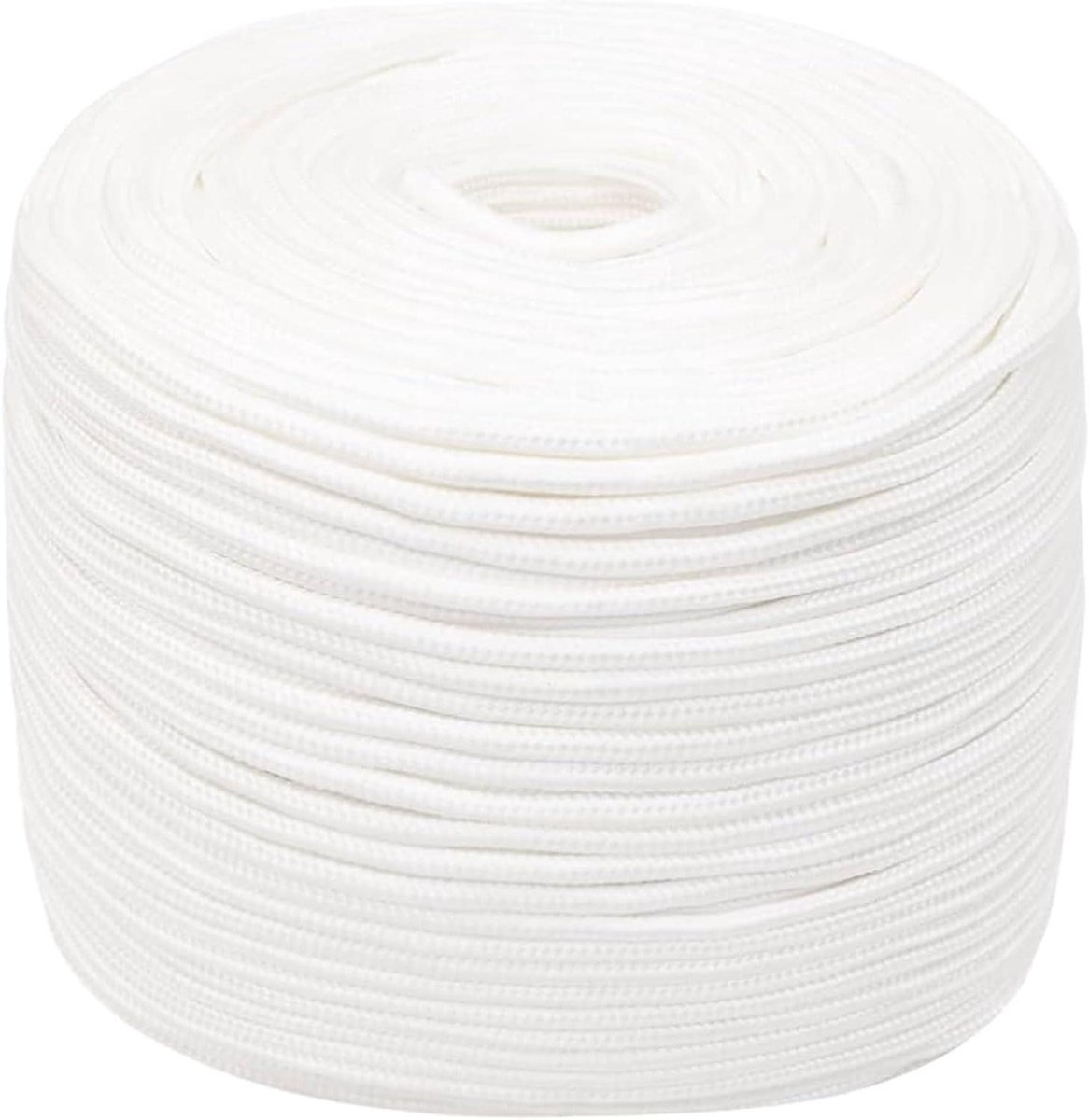 Boottouw - Maritiem touw - Vastmaken en kamperen - Weerbestendig polypropyleen - 6 mm x 100 m - Wit