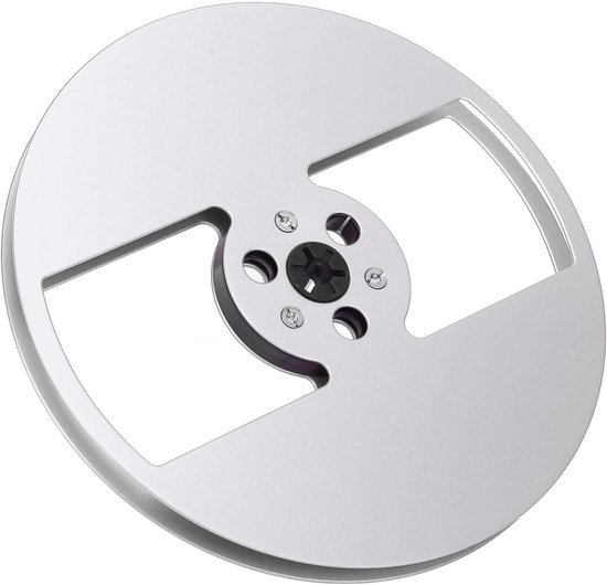 Lege Spoel - Tape Reel - Muziek Opnemen - Aluminium Legering - 7 Inch Diameter - Zilver — afbeelding 4