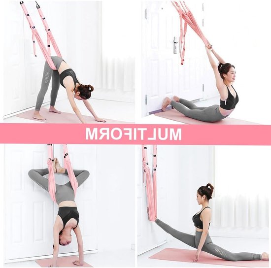 Solidchoice - Yoga Stretch Band voor Rugpijn - Verstelbare Leg Stretcher en Aerial Yoga Trainer van Solidchoice — afbeelding 5