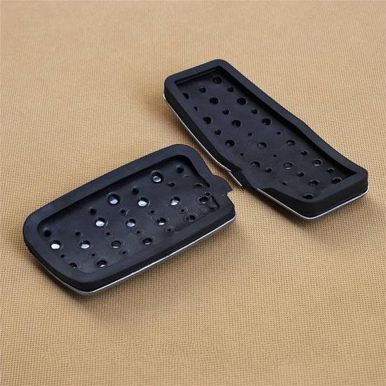 Pedaalhoezen Set - Auto Interieur - Verbeter Rijcomfort - Antislip Oppervlak - Standaard Maat - Zwart — afbeelding 4