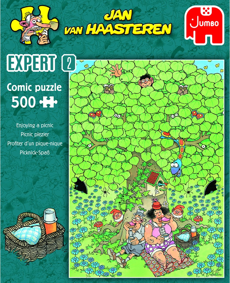 Jan van Haasteren Expert 2 - Picknick Plezier - 500 stukjes puzzel — afbeelding 3