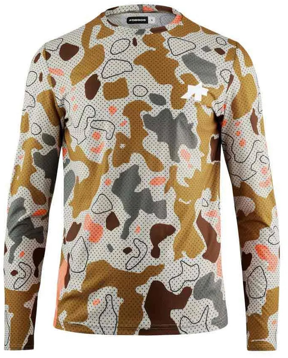Assos Tactica T5 T-shirt Met Lange Mouwen Veelkleurig Man Halftone Camo
