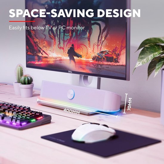 Soundbar Pc - Bekabelde en Draadloze Pc -Luidspreker - USB Mini Speaker - Audio Set van Merkloos — afbeelding 5
