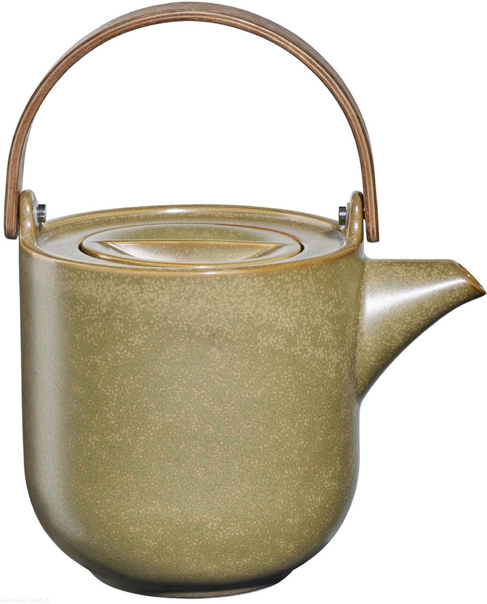 Theepot - Koffiekan Serveerkan - Thee Zetten - Elegante Porselein Afwerking - 1 Liter 12.6cm - Miso
