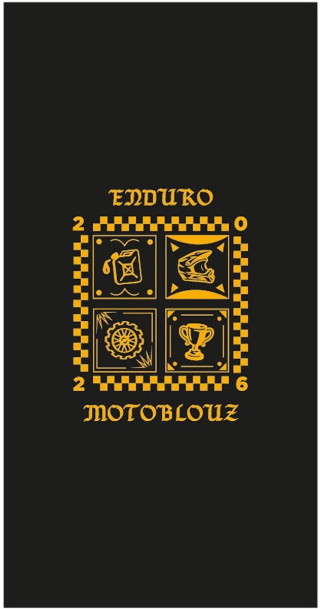 Halskraag ENDURO 2026 Zwart