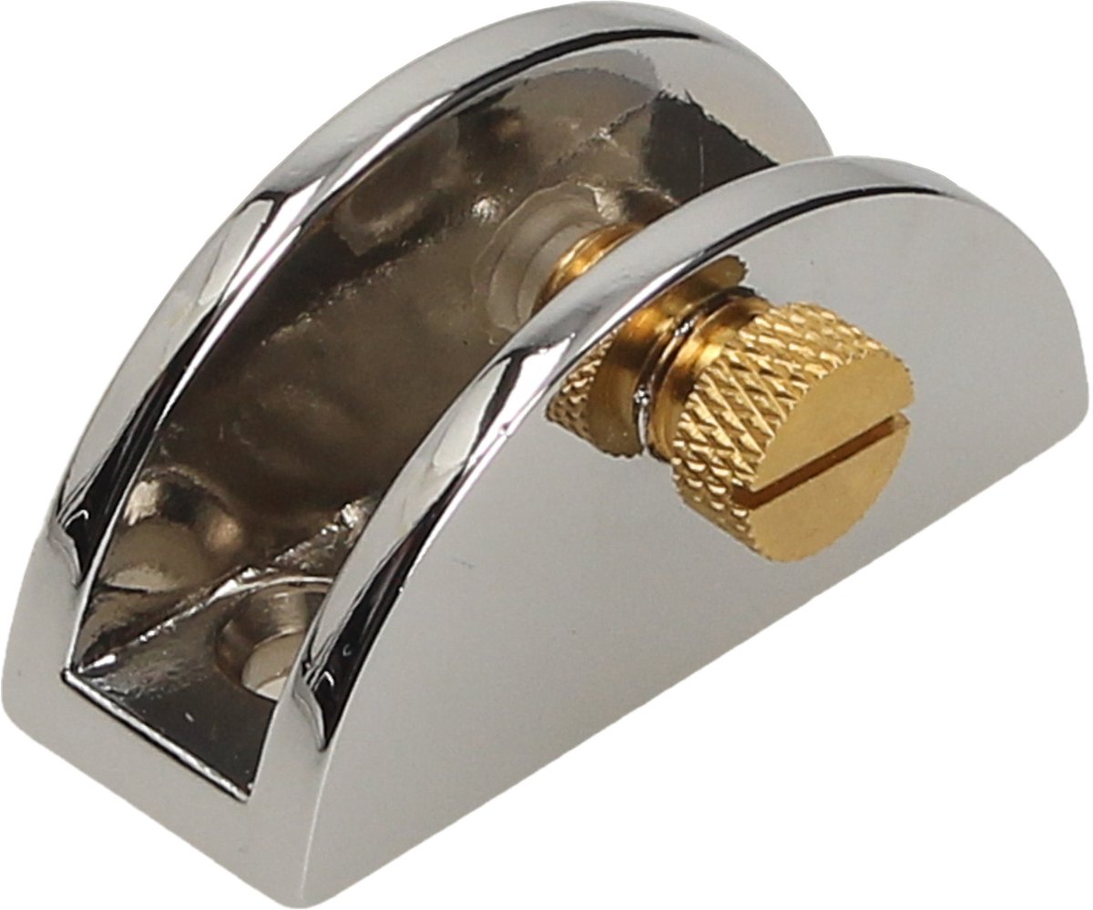 Gamet Serie - Glasplankhouder - Metaal - Max 10 mm - Chromen Afwerking