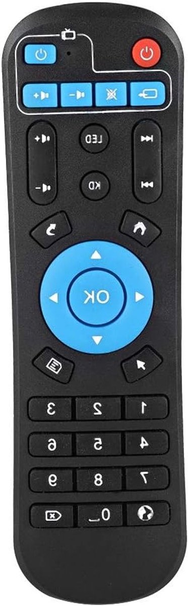 Vervangende Afstandsbediening voor Set-Top-Box - Compatibel met T95Z Plus, T95U Pro en T95V Pro - Ideaal voor TV en Multimedia Gebruik