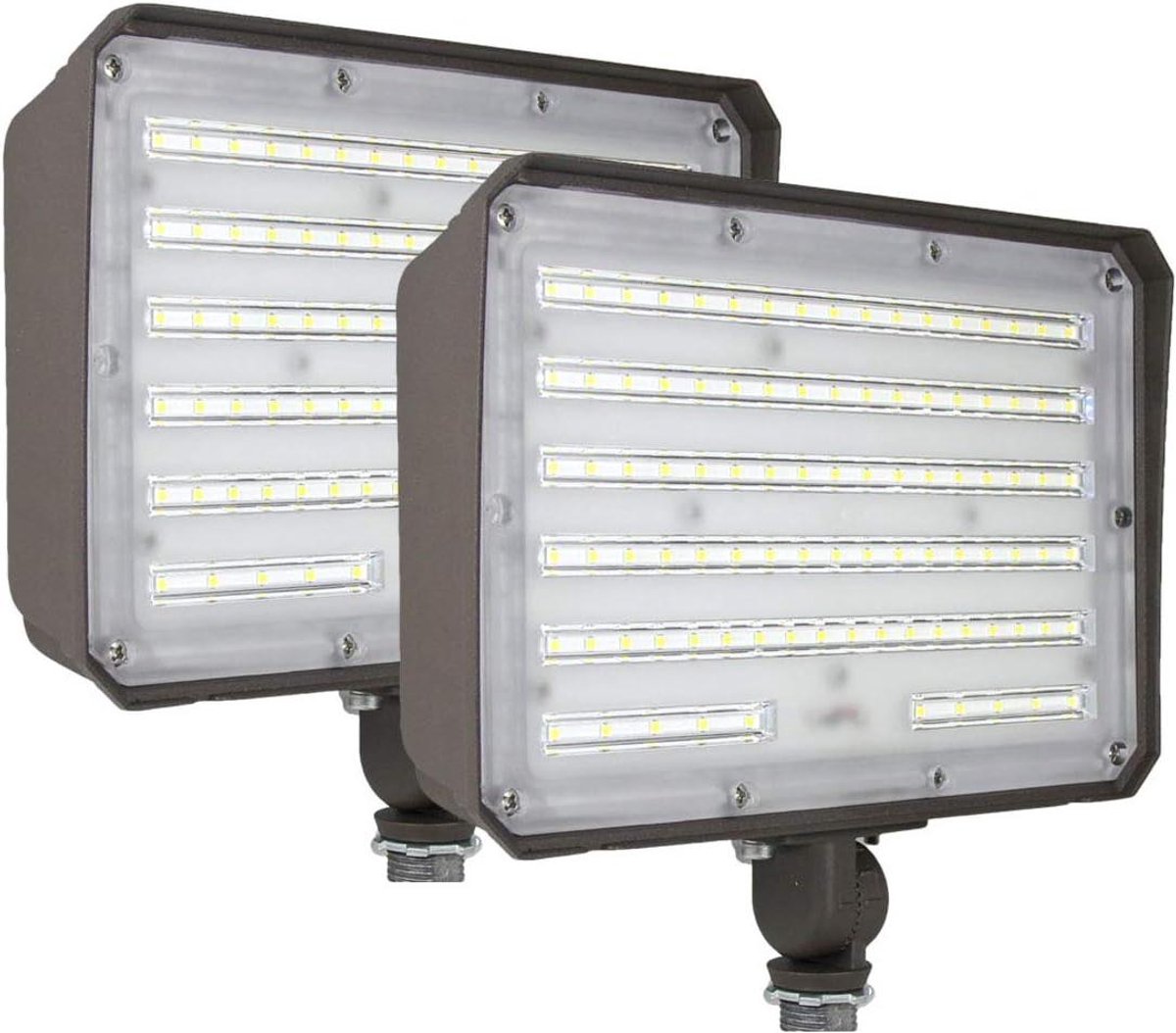 Led Flood Light - Buitenlamp - Veiligheid Verlichting - Dusk-to-Dawn Sensor - 13000 Lumen - Wit