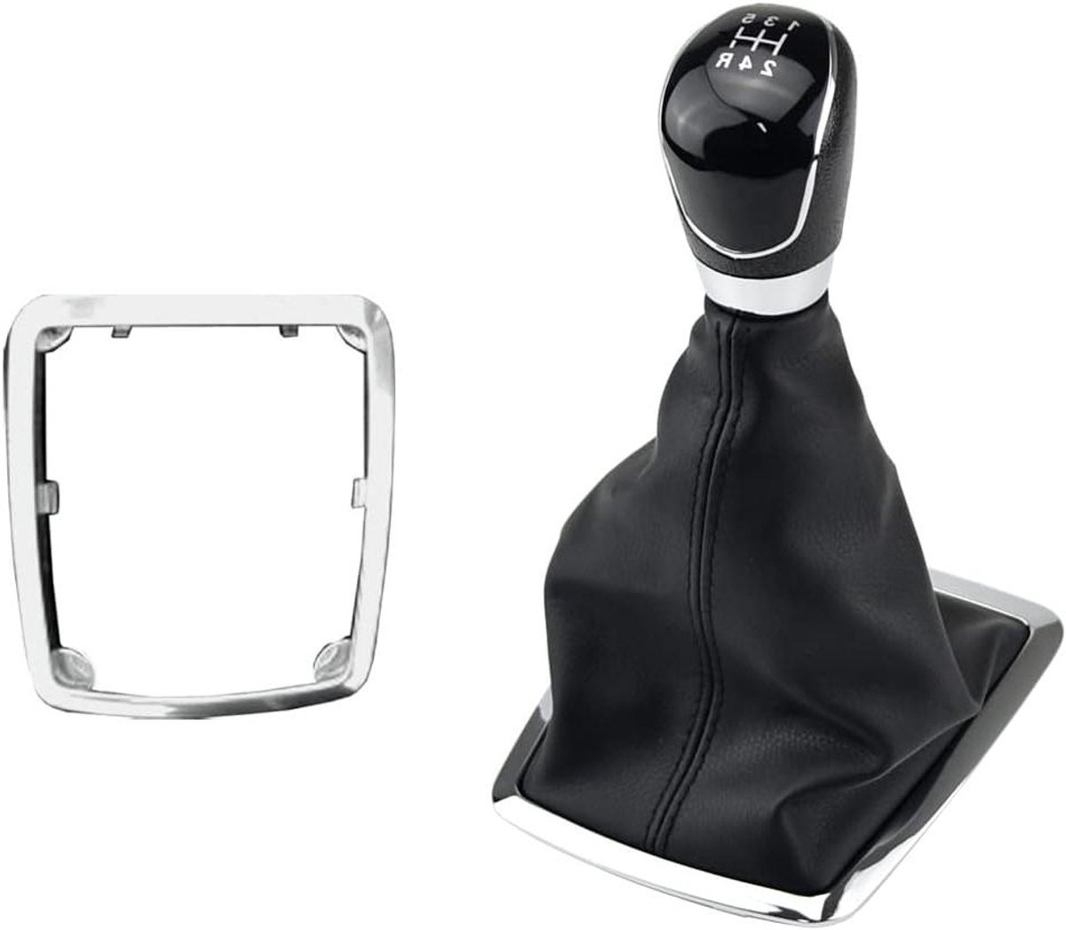 Schakelpookknop - Versnellingspook - Auto Rijcomfort - Perfecte Pasvorm - 5 Snelheden - Zwart