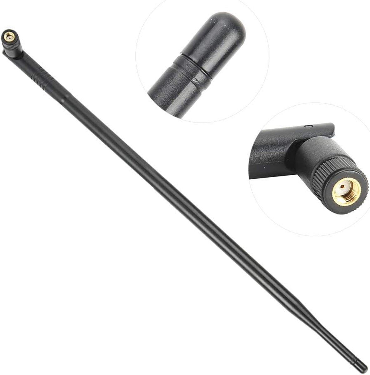 Wifi Antenne - Draadloze Antenne Router - Signaal Versterken - Hoge Versterking - 39 cm - Zwart