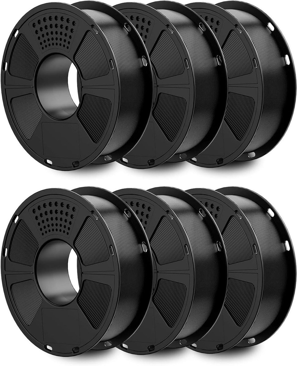PLA Filament - 3D Print Draad - 3D Printen Maken - Lage Verstopping - 175 mm - Zwart