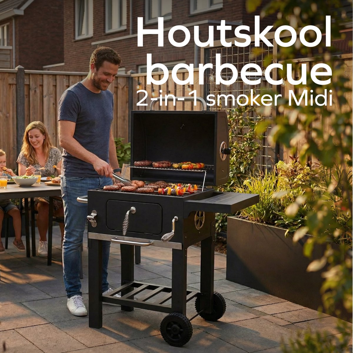 KitchenBrothers Houtskool BBQ Midi - Barbecue Houtskool thumbnail 2