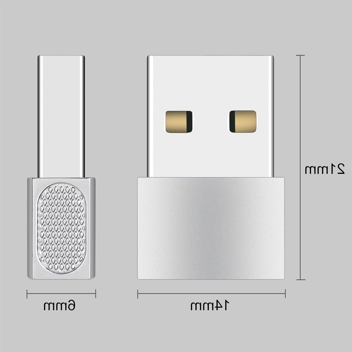 USB-C naar USB Adapter - Converter Kabel - Apparaten Koppelen - Plug and Play