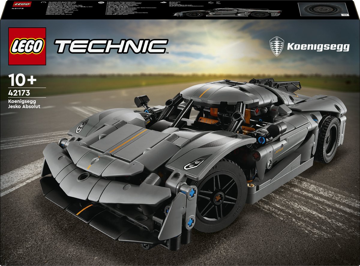 LEGO Technic - Koenigsegg Jesko Absolut grijze hypercar - 42173 — afbeelding 21