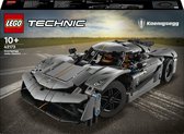 LEGO Technic - Koenigsegg Jesko Absolut grijze hypercar - 42173