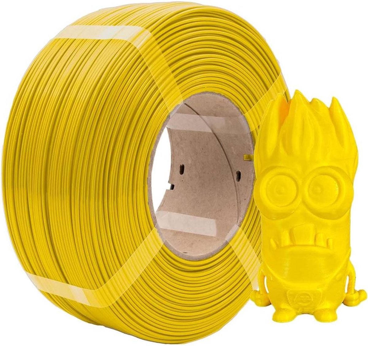 PLA Filament Navulverpakking - 3D Printer Draad - Gedetailleerd Printen - Milieuvriendelijk Zonder Spoel - 1.75 mm - Geel
