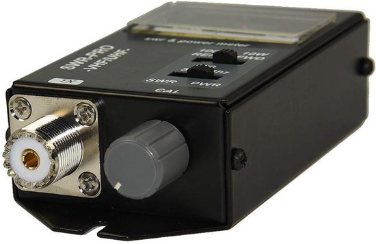 SWR Meter - Meetinstrument Radio - Radio Communicatie - Dual Tuner Technologie - 130x60x35 mm - Zwart — afbeelding 2
