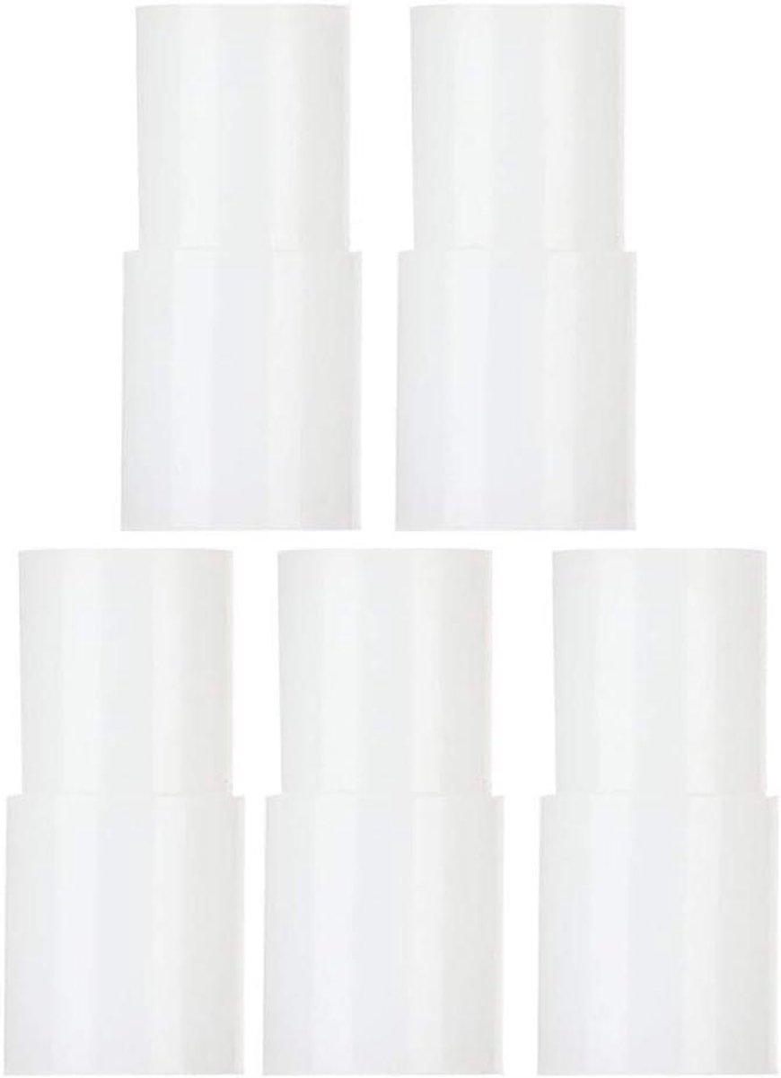 Adapter Set Aquariumleiding - Slang Verbinding - Aquarium Onderhoud - Rubberen Materiaal - 5 Delig - Transparant