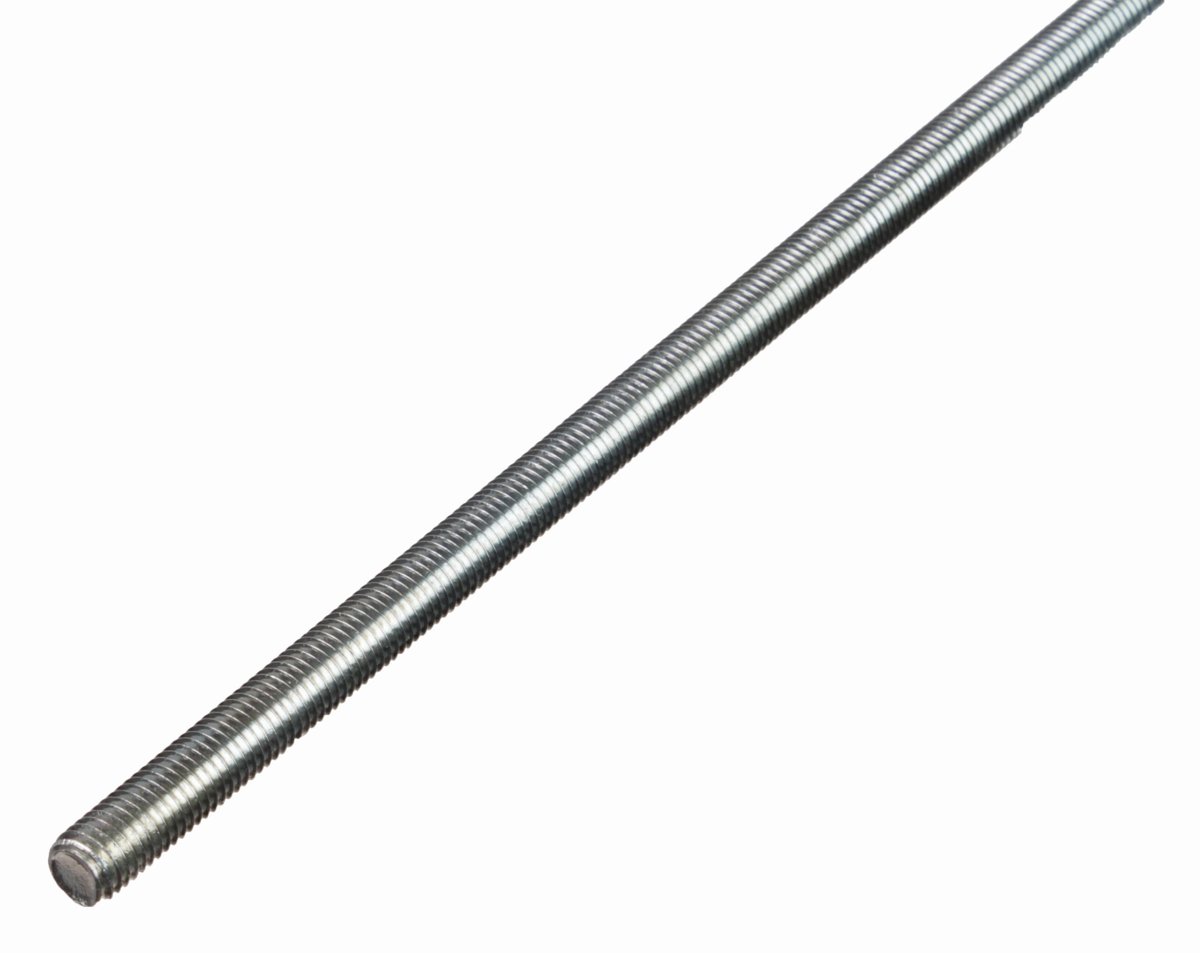 Alberts 498641 draadstang | elektrolytisch blauw verzinkt | lengte 1000 mm | schroefdraad M8 | set van 14