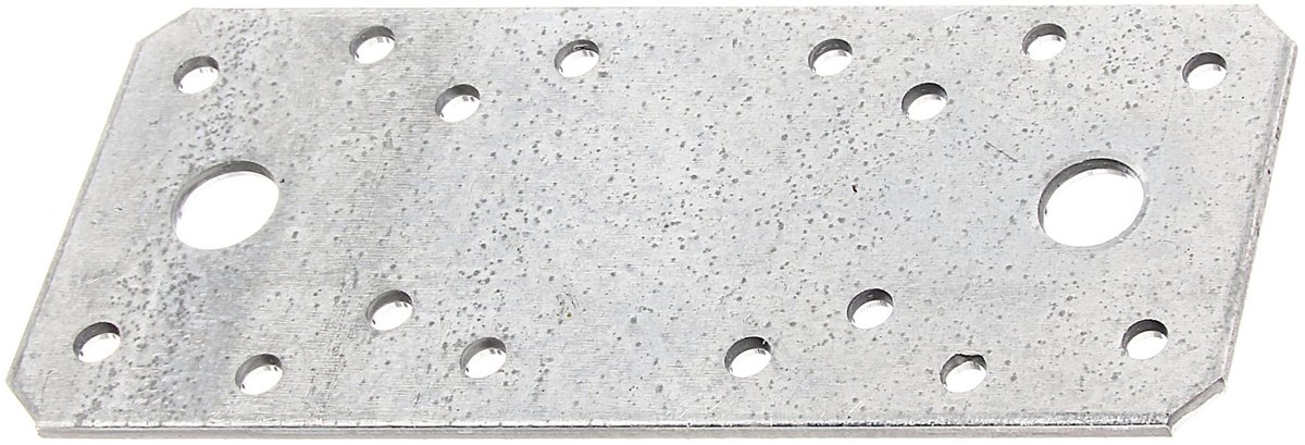 Alberts 335328 verbindingsplaat | sendzimir verzinkt | 133 x 55 mm | set van 30