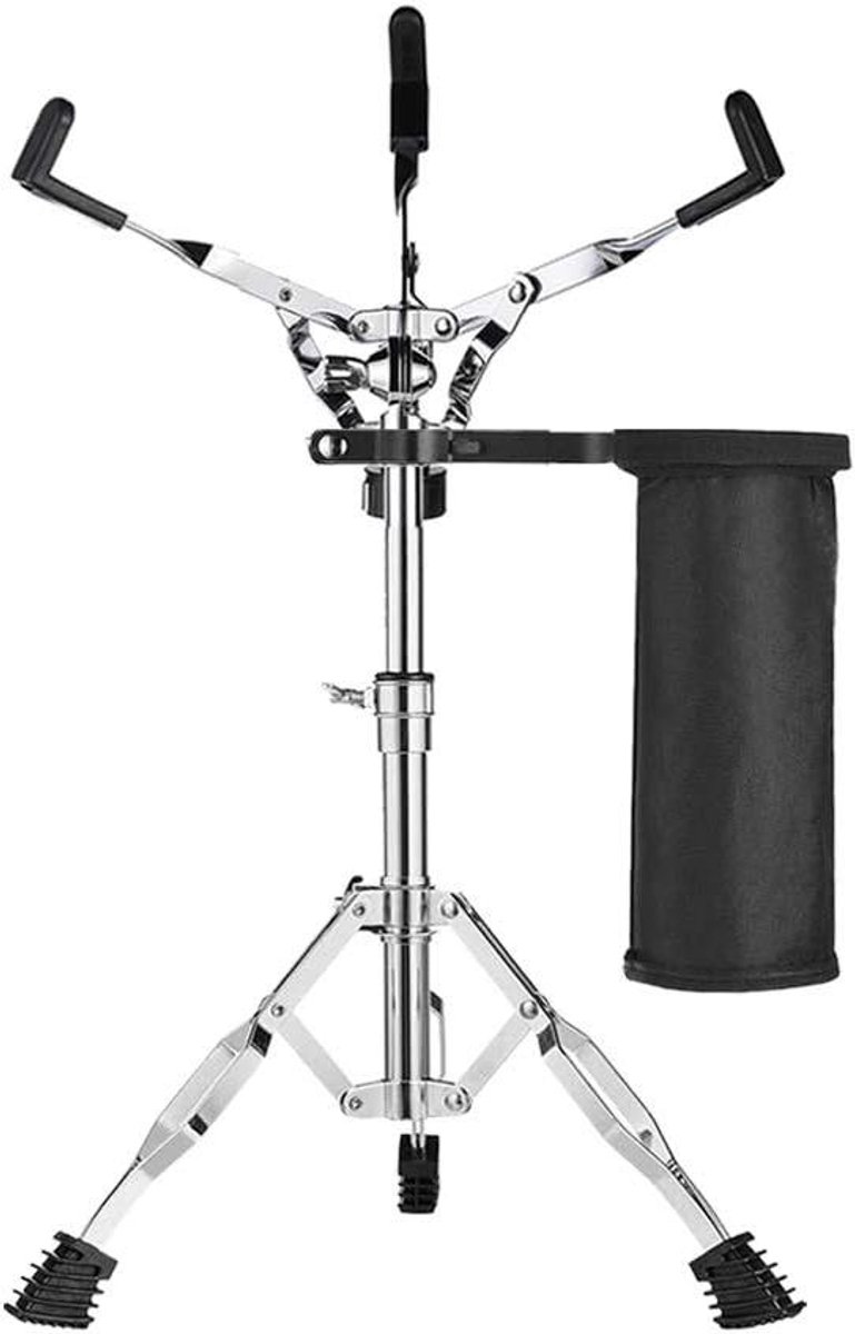 Snare Drum Stand - Drum Statief - Drum Optreden - Dubbele Versterkte Constructie - 12-14 inch Trommels - Zwart