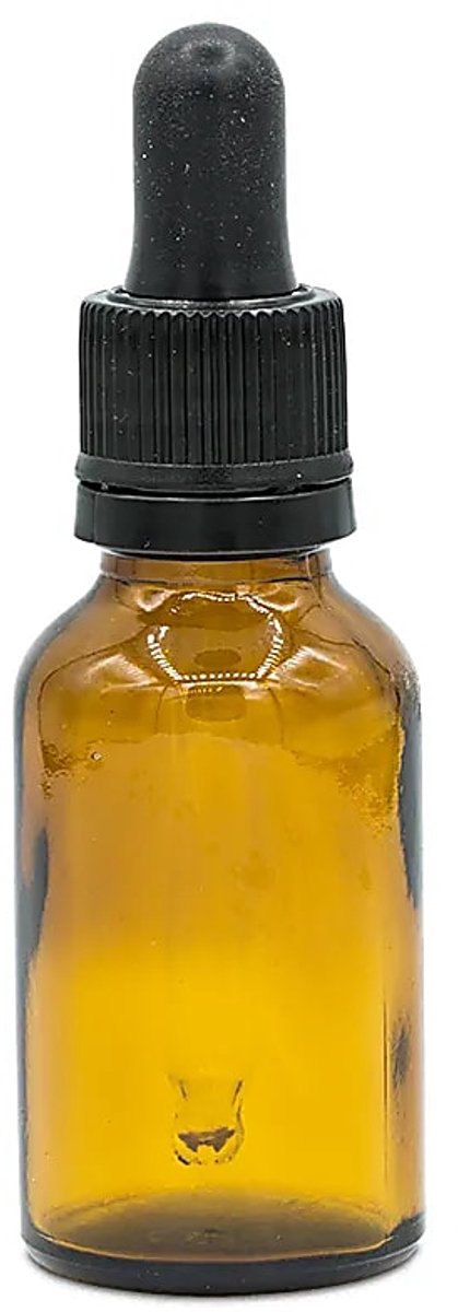Lege pipetflesjes - amberkleurig - aromatherapie - doos van 12 stuks - 30 ml
