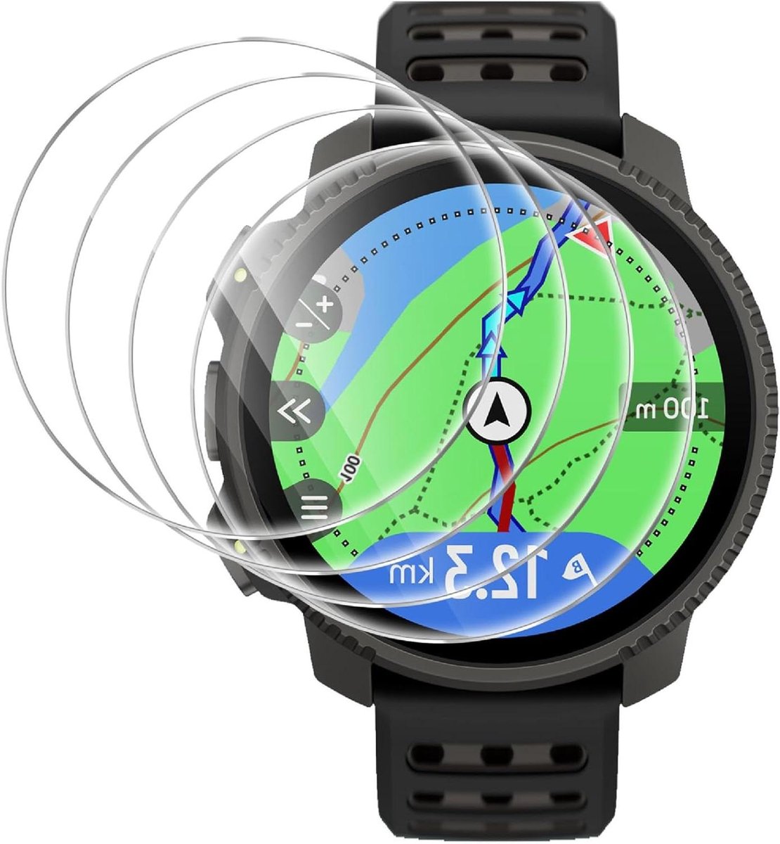 Screenprotector - Gehard glas - Horloge Beschermen - Anti-Bubble - 4 stuks - Transparant