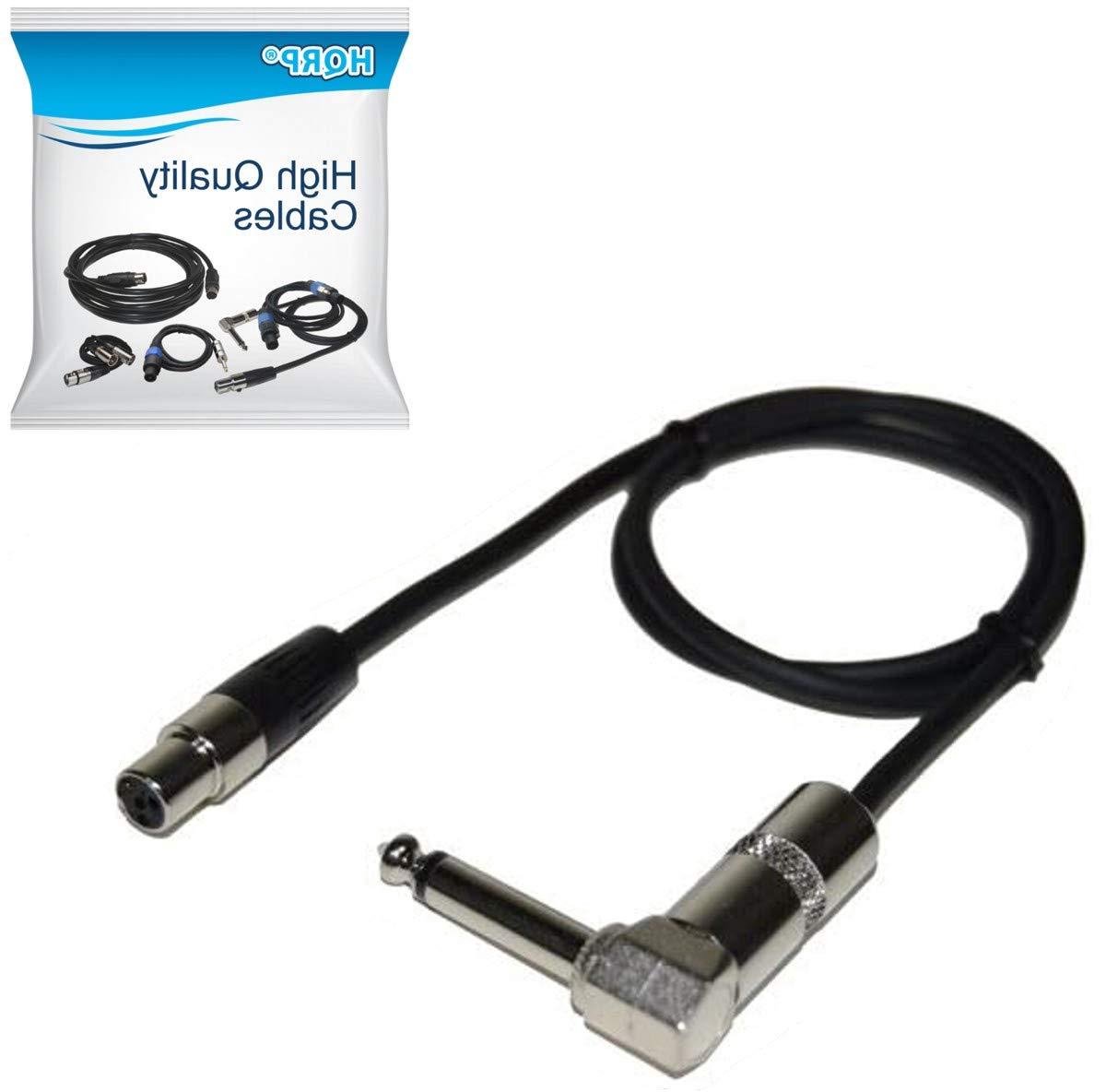 Haakse Mini Connector - Instrumentkabel TA4F - Draadloos Systeem - 1/4 inch - 18.7 cm - null