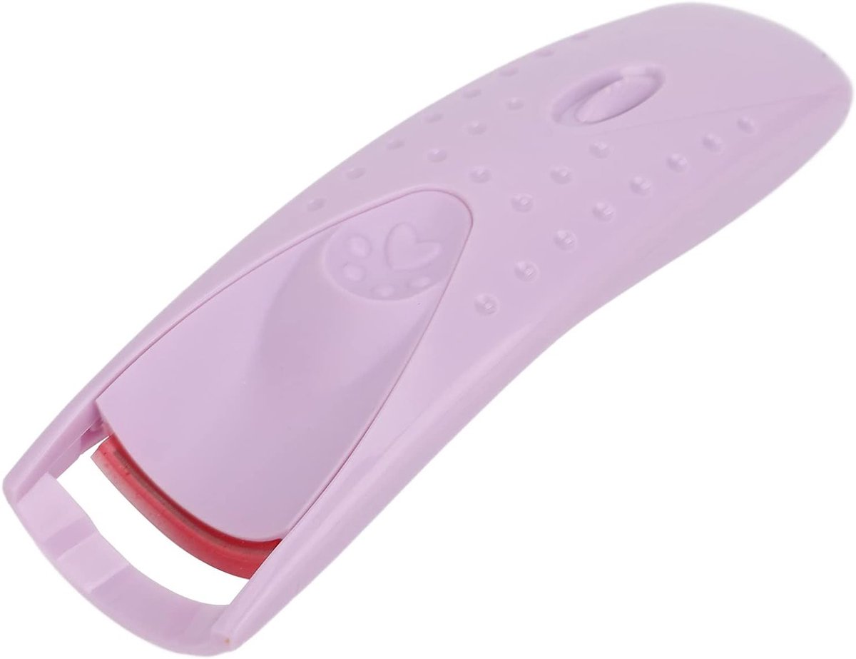 Verwarmde Wimperkruller met Silicone Type C Navulling - Elektrische Wimperkruller voor Langdurige Krullen en Perfecte Wimpers in Roze (Paars)